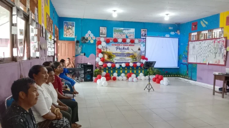 Momentum Paskah dan Halal Bihalal, SD Negeri II Tanah Merah Tekankan Pembaruan Diri
