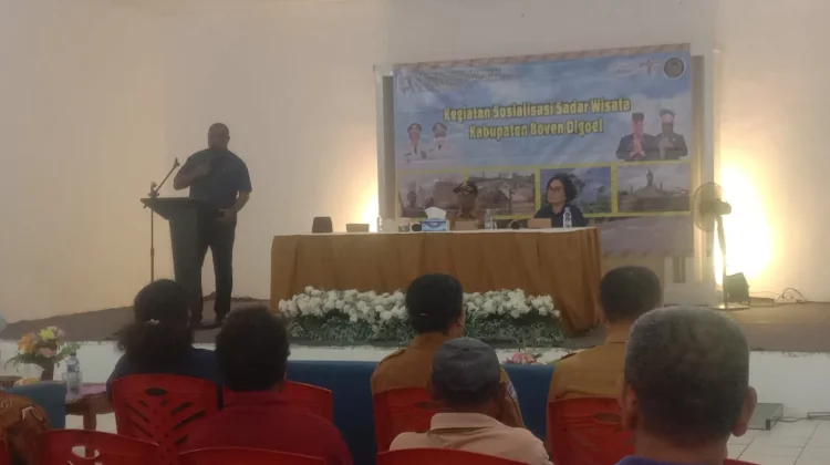 Dispora Papua Selatan Gelar Sosialisasi Sadar Wisata di Boven Digoel