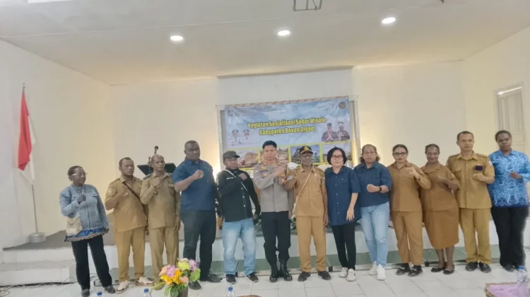 Dispora Papua Selatan Gelar Sosialisasi Sadar Wisata di Boven Digoel