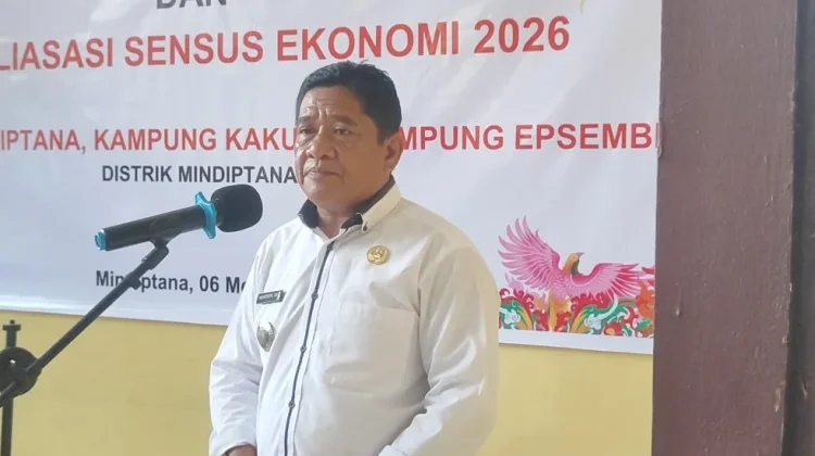 Kepala Distrik Mindiptana Dorong Kolaborasi untuk Sukseskan Program Statistik