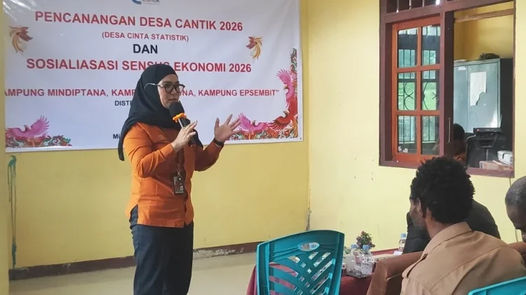 BPS Boven Digoel Canangkan Tiga Kampung Cantik di Distrik Mindiptana