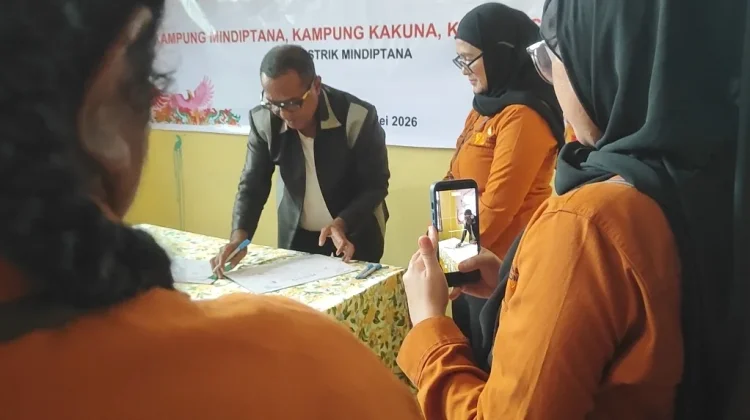 Pemkab Boven Digoel Canangkan Kampung Cinta Statistik di Distrik Mindiptana