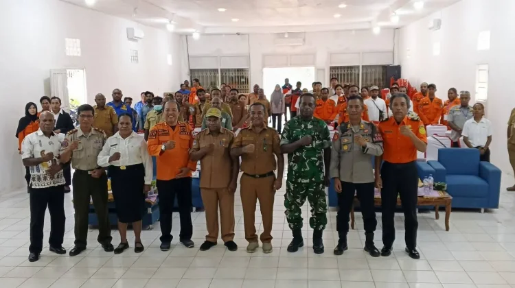 BPBD Boven Digoel Gelar Sosialisasi Kesiapsiagaan dan Edukasi Kebencanaan