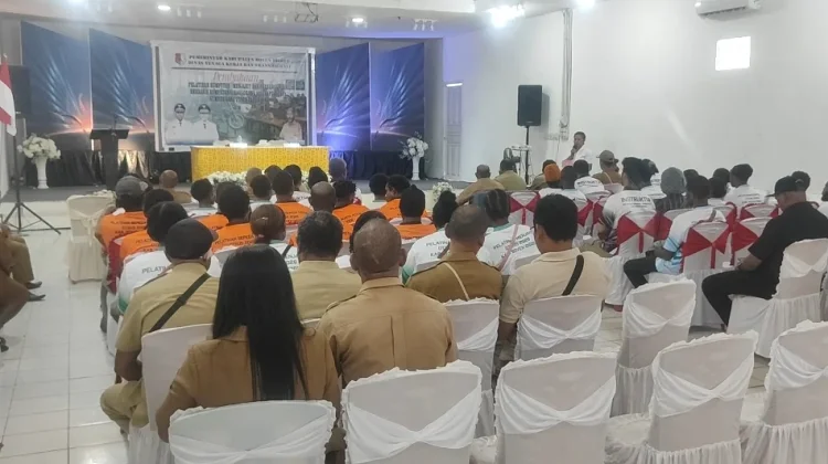 Wakil Bupati Boven Digoel Buka Pelatihan Berbasis Kompetensi untuk OAP