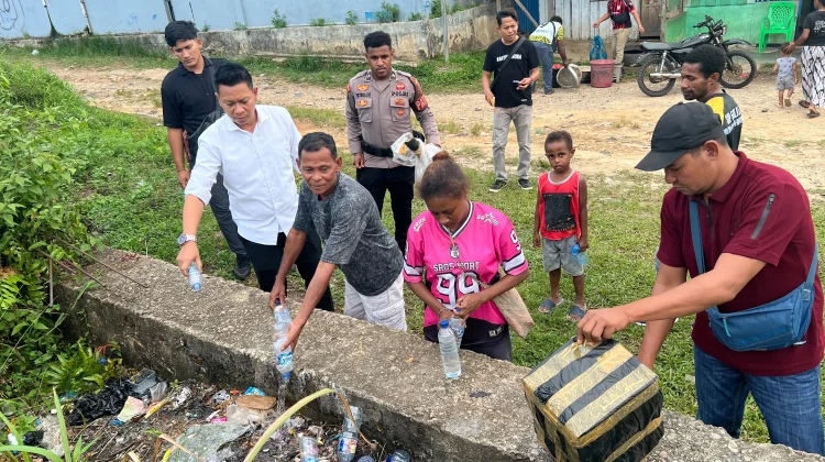 Satresnarkoba Polres Boven Digoel Musnahkan Miras Lokal dan Peralatan Produksi