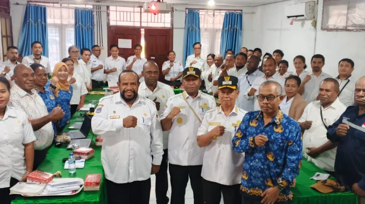 Bupati Boven Digoel Tekankan Penguatan Monitoring dan Finalisasi Data PROSN 2025