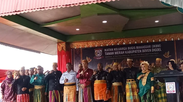 Bupati Boven Digoel Kukuhkan dan Lantik Pengurus IKBM, Perkuat Persatuan