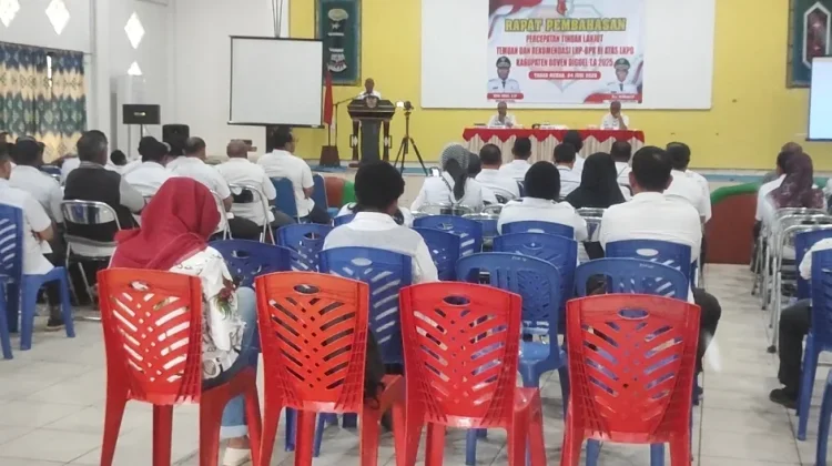 Wabup Boven Digoel Soroti Rendahnya Penyerapan Anggaran OPD