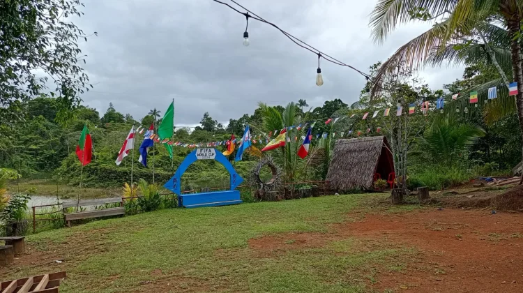 Nuansa Piala Dunia Hadir di Taman Wisata KM 9 Boven Digoel