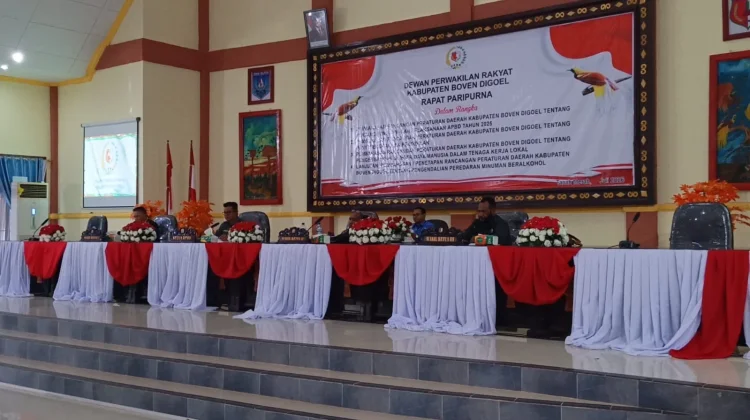 DPRK Boven Digoel Tetapkan Susunan Keanggotaan Pansus Pembahas Pokir DPRK