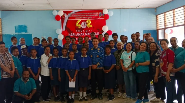 DP3A Boven Digoel Ajak Lindungi Anak menuju Indonesia Emas
