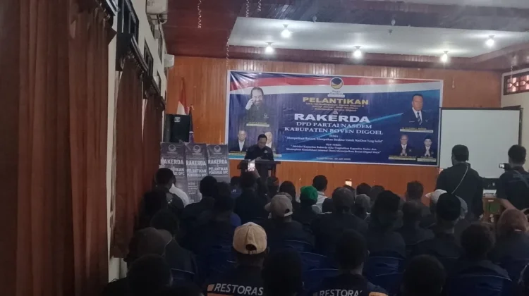 Rakerda Partai NasDem Boven Digoel Jadi Momentum Evaluasi dan  Konsolidasi