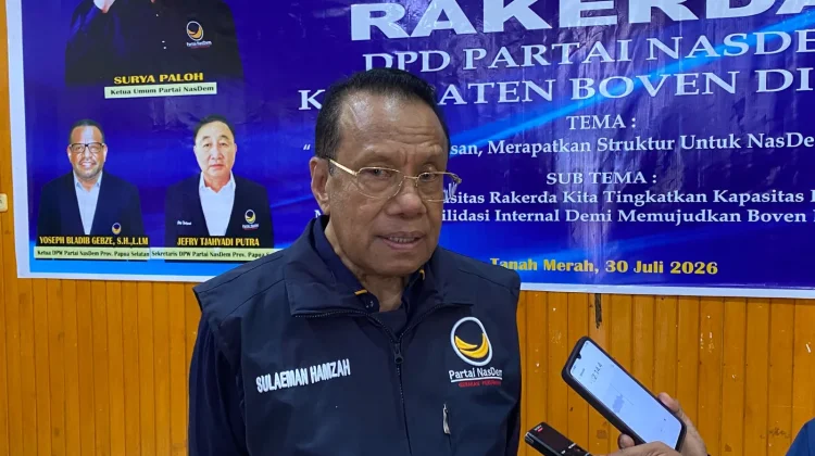 Komitmen Partai NasDem Menjadi Mitra Pembangunan Boven Digoel