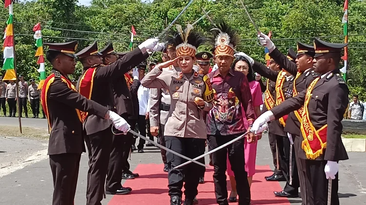 Kompol Dian Novita Pietersz Jabat Kapolres Boven Digoel