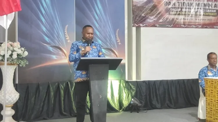 Bupati Boven Digoel Minta Sosialisasi Kesehatan Diperkuat hingga Kampung