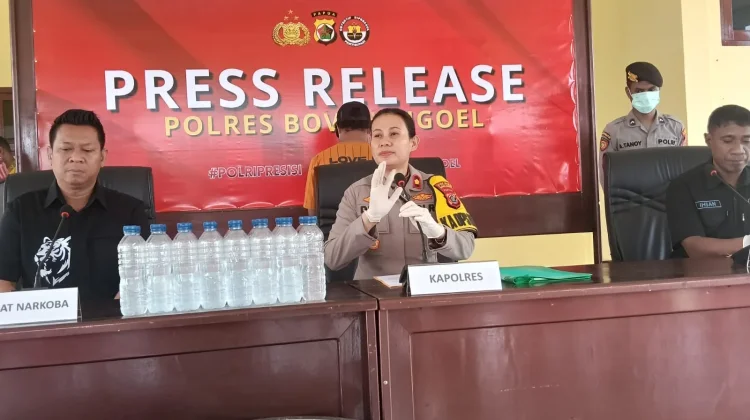 Polres Boven Digoel Tangkap Pelaku Produksi Miras Lokal
