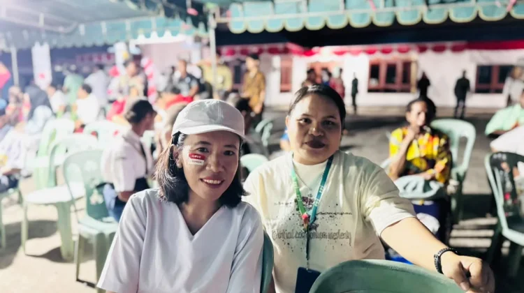 Mersi Camme: SMP Xaverius Tanah Merah Meriahkan HUT ke-81 RI dengan Lagu Nasional