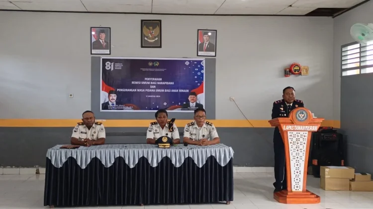 Remisi Jadi Bentuk Penghargaan atas Perilaku Baik Warga Binaan