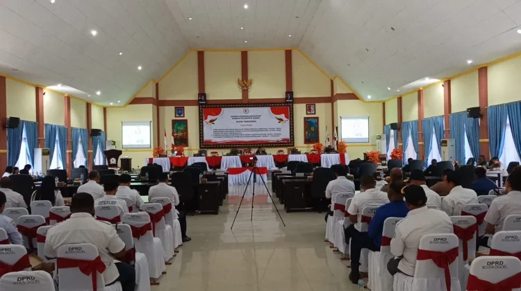 DPRK Boven Digoel Gelar Paripurna Bahas Perubahan KUA dan PPAS APBD 2026