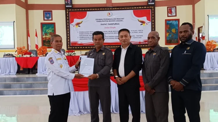 DPRK Boven Digoel Minta Realisasi Program Semester I 2026 Ditelaah Secara Baik
