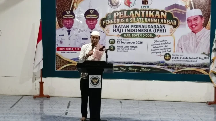 Pelantikan Perdana IPHI Boven Digoel di Papua Selatan