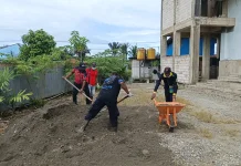 Lapas Kelas III Tanah Merah Bersihkan Masjid jelang Ramadan