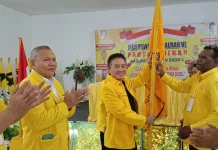 Oral Bruner Leleng Kembali Nahkodai Golkar Boven Digoel