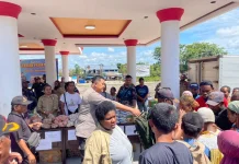 Pemda dan Polres Boven Digoel Gelar Gerakan Pangan Murah, Disambut Antusias Warga