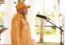 Bupati Roni Omba Tekankan Disiplin dan Etos Kerja ASN di tengah Efisiensi Anggaran