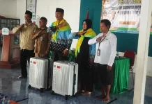 Pemkab Boven Digoel Resmi Lepas Jemaah Haji 2026