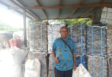 Bank Sampah Mawan Jaya Siap Kirim Sampah Botol Plastik Tahap Kedua