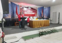 Kristian Kamim Pimpin Barisan Merah Putih Boven Digoel