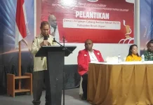 Marlinus Ajak Barisan Merah Putih Jaga Stabilitas Sosial di Boven Digoel