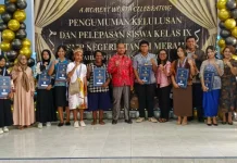 Panitia Sampaikan Laporan Pertanggungjawaban USBK dan TKA SMPN 1 Tanah Merah