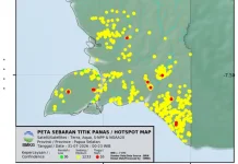 Pantauan Titik Panas di Wilayah Kabupaten Boven Digoel 5 Agustus 2026