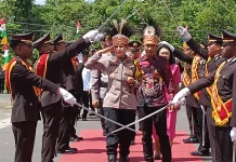 Kompol Dian Novita Pietersz Jabat Kapolres Boven Digoel