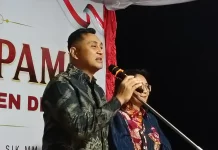 Malam Kenal Pamit Mantan Kapolres Boven Digoel menuju Kapuas Hulu