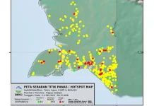 Pantauan Sebaran Titik Panas Harian di Wilayah Boven Digoel