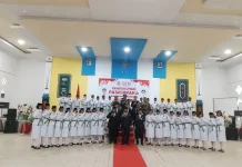 Bupati Boven Digoel Kukuhkan Paskibraka Tahun 2026