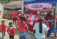 Semarak HUT RI, IWAPI Boven Digoel Pererat Kebersamaan Pengurus