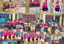 Paud Tunas Kemala Bhayangkari 07 Boven Digoel Gelar Lomba Semarak HUT Ke-81 RI