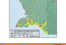 Nihil Titik Panas di Wilayah Boven Digoel Periode 16 - 17 September 2026