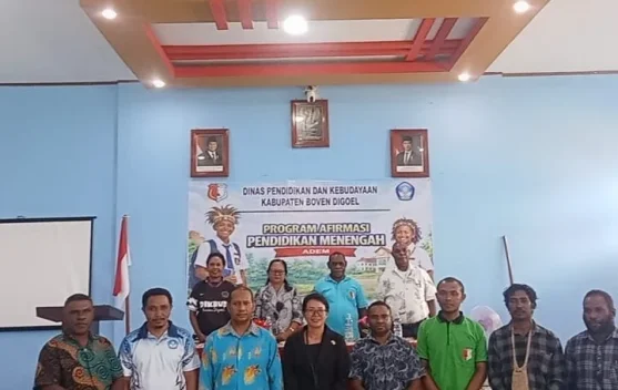 Dinas Pendidikan Boven Digoel Sosialisasikan Program ADEM Untuk Siswa SMP