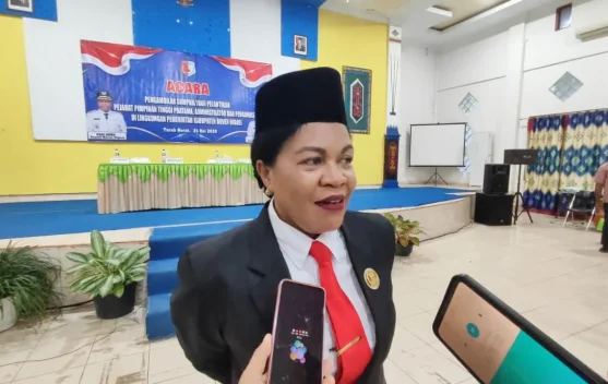 Maria Modesta Payunglangi Resmi Dilantik Pimpin Diskominfo Boven Digoel