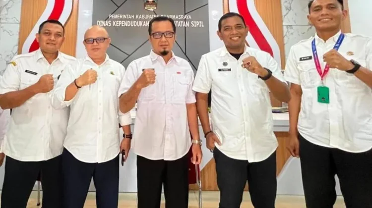 Dinas Dukcapil Dharmasraya Perkuat Kerja Sama Pemanfaatan Data