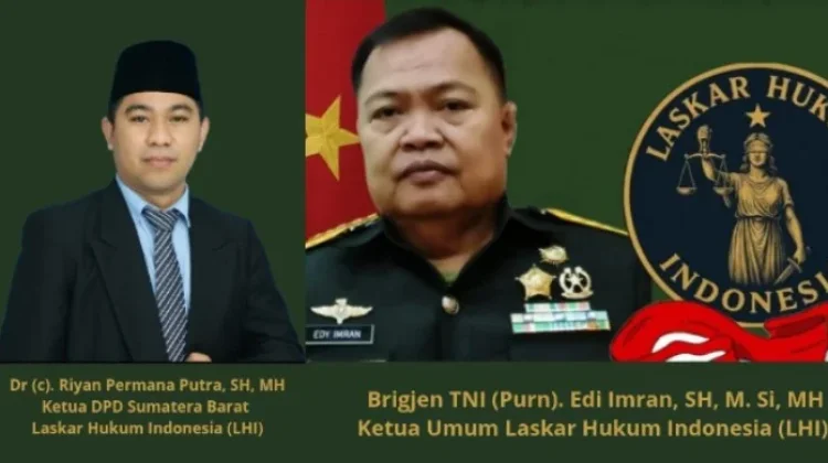 Brigjen (Purn.) Edi Imran Tunjuk Riyan Permana Pimpin LHI Sumbar