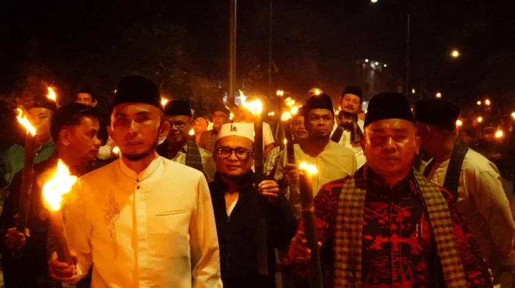 Pawai Obor Meriahkan Penyambutan Ramadan 1447 H