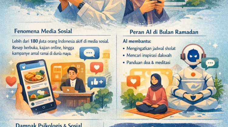 Bagaimana Media Sosial dan AI Membentuk Pola Ibadah dan Kehidupan Sehari-hari