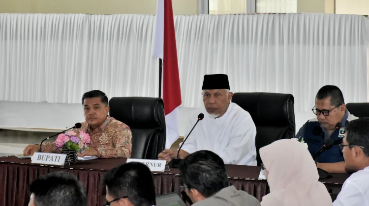 Pemprov Sumbar–Pemkab Agam Sinkronkan Sejumlah Agenda Prioritas