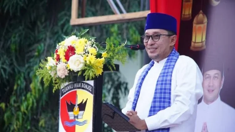 Safari Ramadan di Makodim 0307 Tanah Datar, Pangdam XX/TIB Minta Perbaikan Jembatan